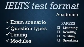 ielts test format / all about ielts exam / international english language testing system