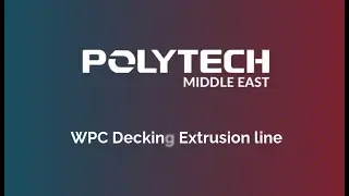 WPC Decking Profile Extrusion Line &ndash; High-Efficiency Outdoor Decking