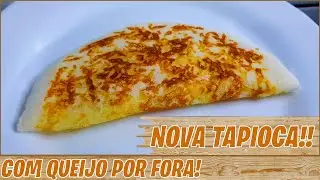 Tapioca INVERTIDA - como fazer tapioca rendada ou invertida.