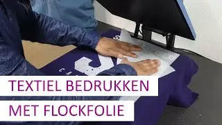 Flockfolie snijden en op kleding bedrukken met de GCC Jaguar snijplotter