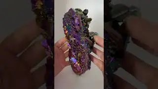 Titanium Coated Quartz Cluster ~ $385