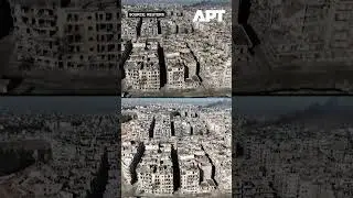 Drone Footage Shows Smoke Over Aleppo as Syrian Army Seizes Sheikh Maksoud | APT