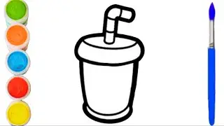 How to Color Drink 🍻 Drawing, Coloring Drink / Draw Drink / Coloring Pages