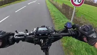 Balade en scooter Dualtron Viktor &agrave; travers les for&ecirc;ts fran&ccedil;aises