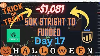 Day 17 of Trading Futures NQ with Tradeify and My Funded Futures | Red Day Today