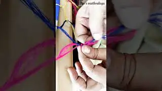 Traditional saree tassels making.#tirupur #shorts #tutorial #shortvideo #trending #tassels #making