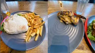 Lunch enjoy at Nando restaurant Birmingham uk | cooking adventure n fun