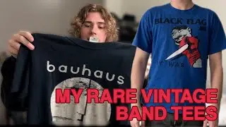 rare vintage band tee collection