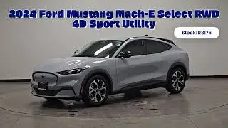 2024 Ford Mustang Mach-E Select RWD 4D Sport Utility Stock: R8176 VIN: 3FMTK1R48RMA14091