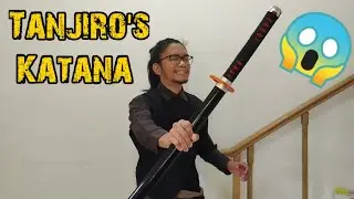 Tanjiro Katana Cheap Replica | Toy Sword Review