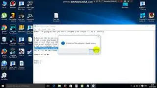 how to convert vbs file to .exe file(100% working)+download link