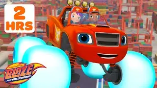 Najlepsze wyścigi i transformacje Blaze'a z przyjaci&oacute;łmi! 🚗💨 z AJ | Blaze i Mega Maszyny