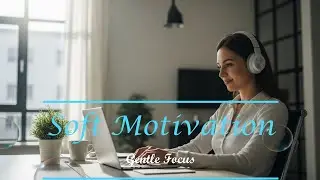 Soft Motivation Lofi 💡 English Lyrics｜Calm Focus for Work & Study
