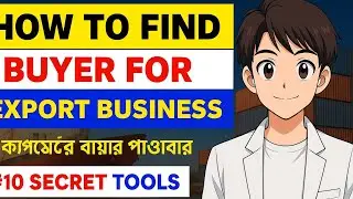 How to Find Buyer for Export Business 🔍 | এক্সপোর্টে বায়ার পাওয়ার ১০টি সিক্রেট টুলস
