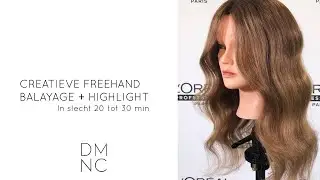 Creatieve Freehand Balayage + Highlight in slecht 20-30 min BY DOMINIC VLEER