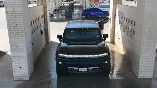 Hummer EV short car wash 