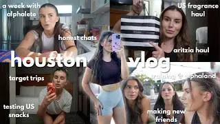 WEEKLY VLOG |a week in Houston with alphalete, glute workout, *big* target&Sephora haul+honest chats