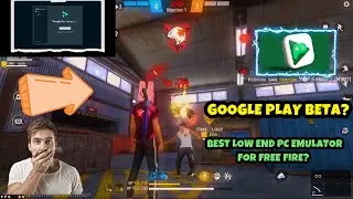 PLAYING FREE FIRE ON GOOGLE PLAY BETA EMULATOR FOR FIRST TIME || FULL REVIEW