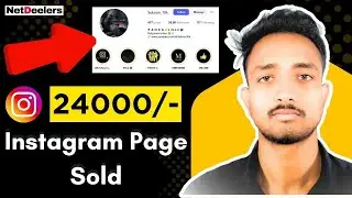 ⚡24000/- Insta Account Sold | NetDeelers