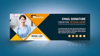 How To Design Professional Email Signature | Photoshop Tutorial