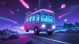 The Wheels on the Space Bus | Fun Space Rhyme for Kids | Nursery Rhymes & Songs for Children