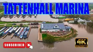 Tattenhall Narrowboat Adventures: Capturing the Marina from above with DJI mini 4 Pro