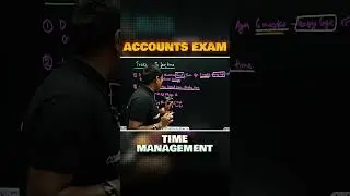 How to manage time⏰ in Accounts exam #pw #accounts #boards2025
