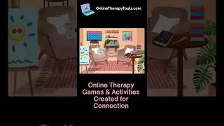 Online Therapy Games, Sand Tray, & Art Activities #arttherapist #therapistlife #playtherapy