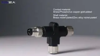 Waterproof IP67 Industrial M8 3/4/5/6/8 Pin Circular Connectors | #m8connector #circularconnector