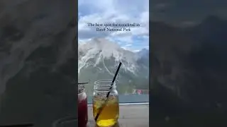 The best spot for cocktails in Banff National Park! #banff #banffnationalpark #mtnorquay #alberta