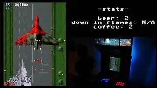 BlueYakk Playing Aero Fighters by Video System (Arcade, 1992)