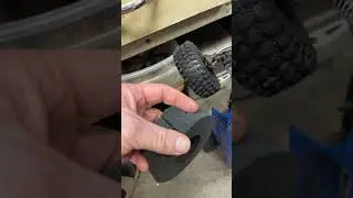 RC crawler tire foam hack. ￼ #crawler #crawling #rc #scx10