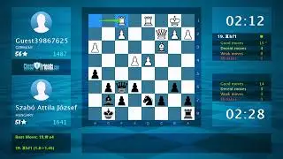 Chess Game Analysis: Guest39867625 - Szab&oacute; Attila J&oacute;zsef, 0-1 (By ChessFriends.com)