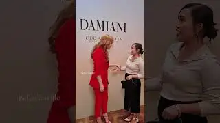 Джессика Честейн в Дубае на открытии бутика Damiani в торговом центре Dubai Mall.