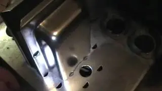 RCA 222 - chassis cleaning / cadmium polishing