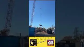 November 8, 2023 ☀️ Morning Report #americanflag #constructionsite #newhaven #ynhh