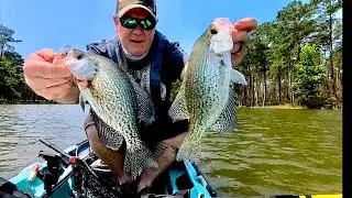 Fishing Jordan Lake North Carolina for big crappie