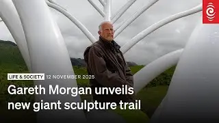 Gareth Morgan unveils new giant sculpture trail | RNZ