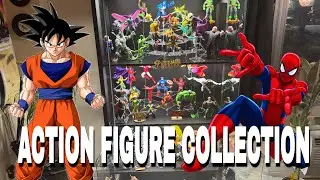 6 MONTH OLD Action Figure Collection and Display Showcase