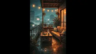 lofi hip hop radio 🎧 rooftop night vibes to study, relax and unwind