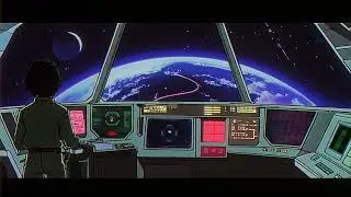 Voyager&rsquo;s Edge &ndash; 90&rsquo;s Anime Spaceship Ambience | Ambient Music and Sounds | 🌌🚀 Cosmic Dreams ✨🎶