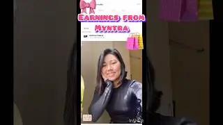 My earnings from Myntra post #myntra #myntraglamclan