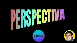 Cómo HACER un TEXTO con PERSPECTIVA y COLOR DEGRADADO en CANVA