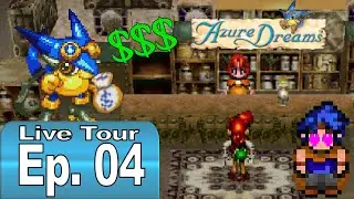 Shop Til You Drop! - Azure Dreams PS1 Live Tour Ep.04 | RPG Tour Guide