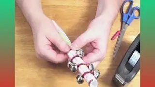 Make and Play a Paper Jingle Bell Stick (Sleigh Bells)