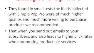 Simple Pop Pro Review And Fabulous Bonus - A Review Of Simple Pop Pro By AJ Montoya
