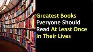 Thought Provoking | 30 Books Series -Part 1 | Everyone Should Read At Least Once In Their Lives