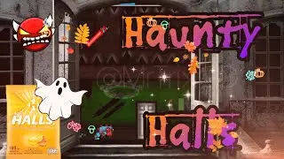 Haunty Halls by ItzElectrix 100% [SOLO] (with coin) | 2P hard demon