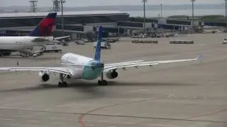 Singapore Airlines / Garuda Indonesia / Finnair Airbus A330-300 Take off at Nagoya