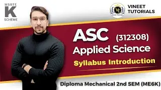 Applied Science Syllabus Discussion | Diploma Mechanical 2nd Semester| Vineet Sir | Vineet Tutorials